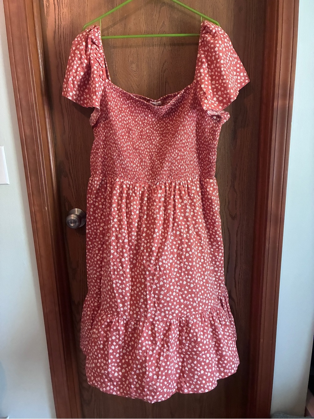 GAP Orange print stretch Top dress